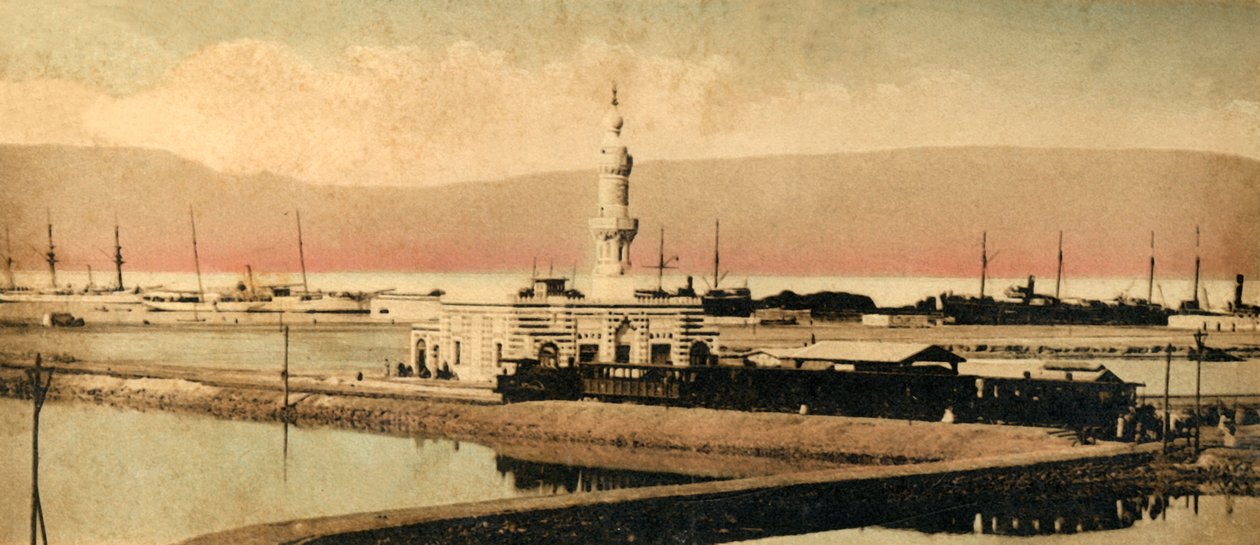 Canal of Suez - The Station of Terreplain, c1918-c1939. av Unbekannt