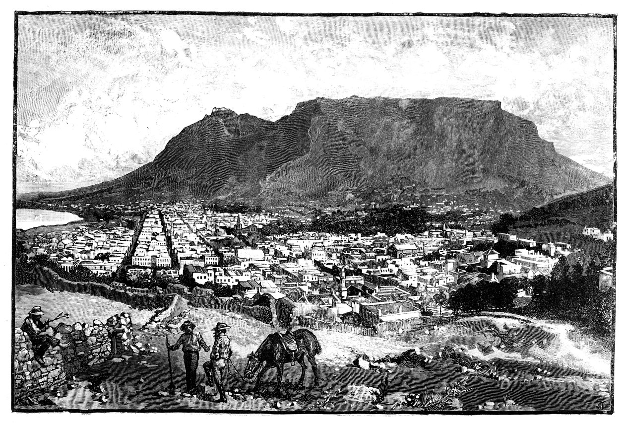 Kapstaden, Sydafrika, c1888 av Unbekannt