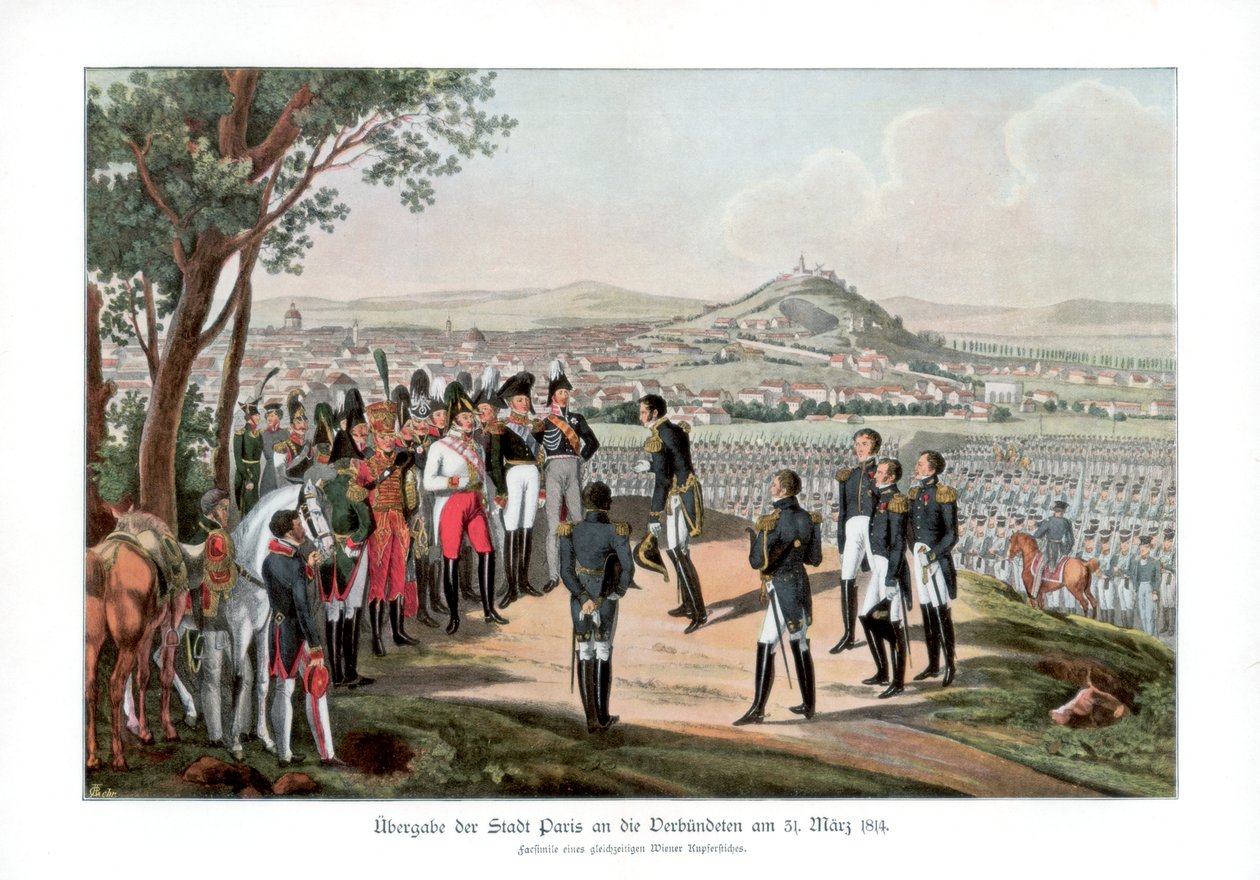Paris kapitulation, 31 mars 1814 1900 av Unbekannt