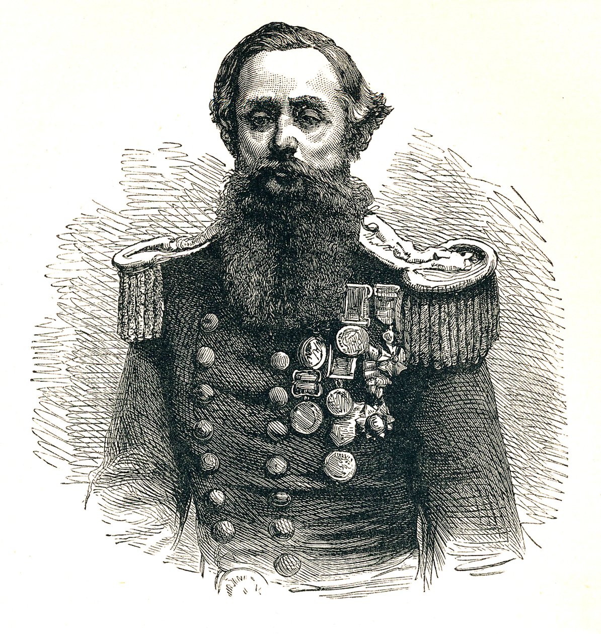 Kapten Cowper Phipps Coles, 1819-1870, engelsk sjökapten och uppfinnare, 1893 av Unbekannt