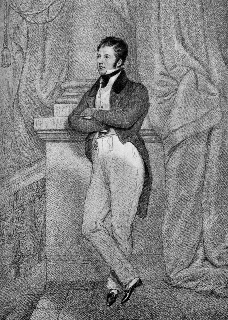 Kapten Frederick Marryat 1792-1848, engelsk författare, 1800-talet 1908 av Unbekannt
