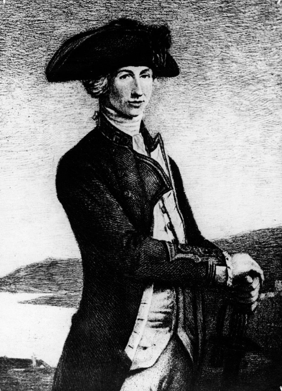 Kapten Horatio Nelson, 1777-1781, 1800-talet av Unbekannt