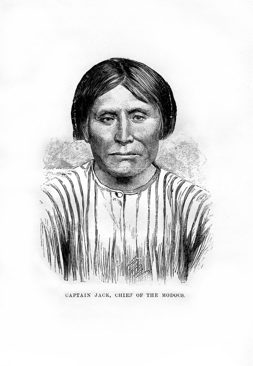 Kapten Jack, chef för indianernas Modoc-stammen, 1872 av Unbekannt