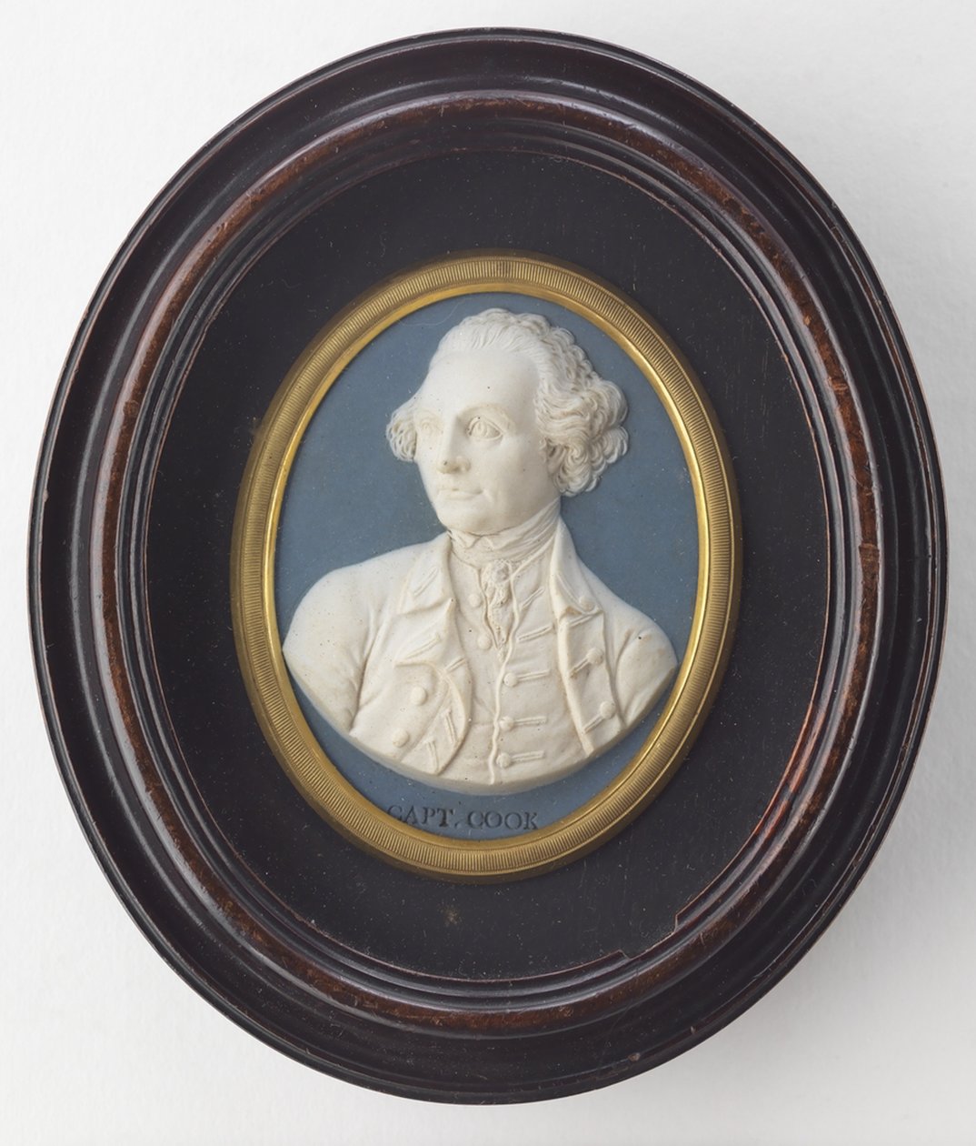Kapten James Cook Wedgwood porträttmedaljong, ca 1776 av Unbekannt