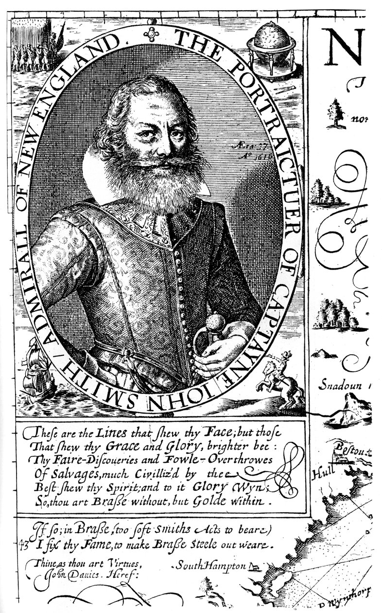 Kapten John Smith, kolonist i Virginia, 1624, 1893. av Unbekannt