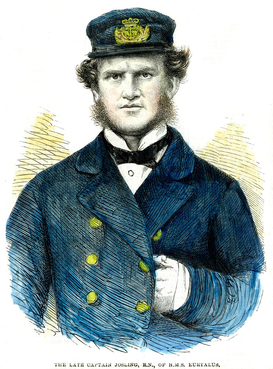 Kapten Josling, från HMS Euryalus, 1863 av Unbekannt