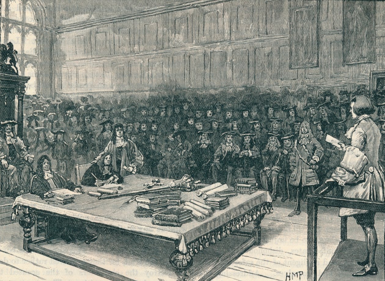 Kapten Kidd inför baren i underhuset, 1700 1905 av Unbekannt