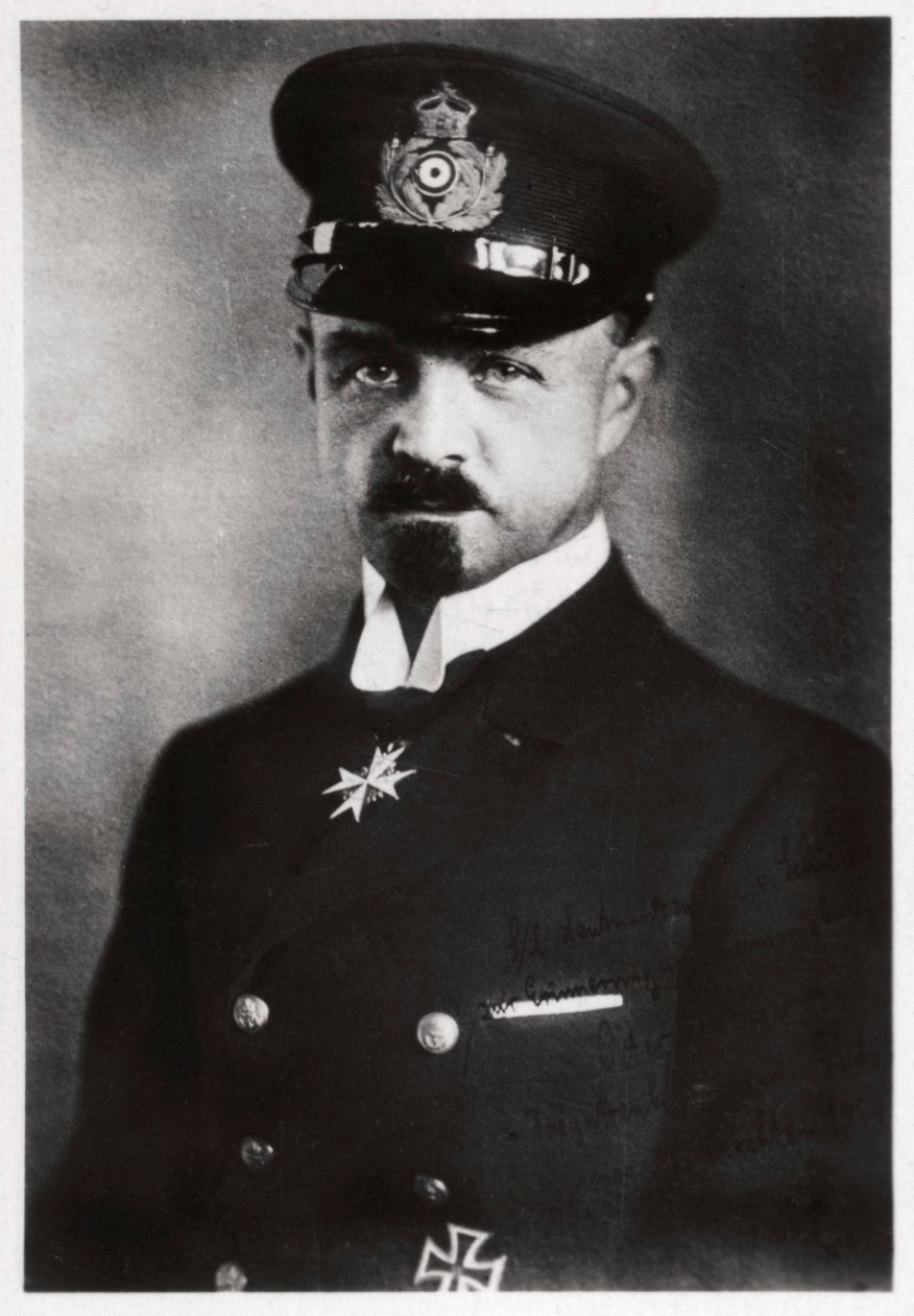 Kapten Peter Strasser, befälhavare för tysk luftskeppsflotta, första världskriget, 1916-1918 1933 av Unbekannt