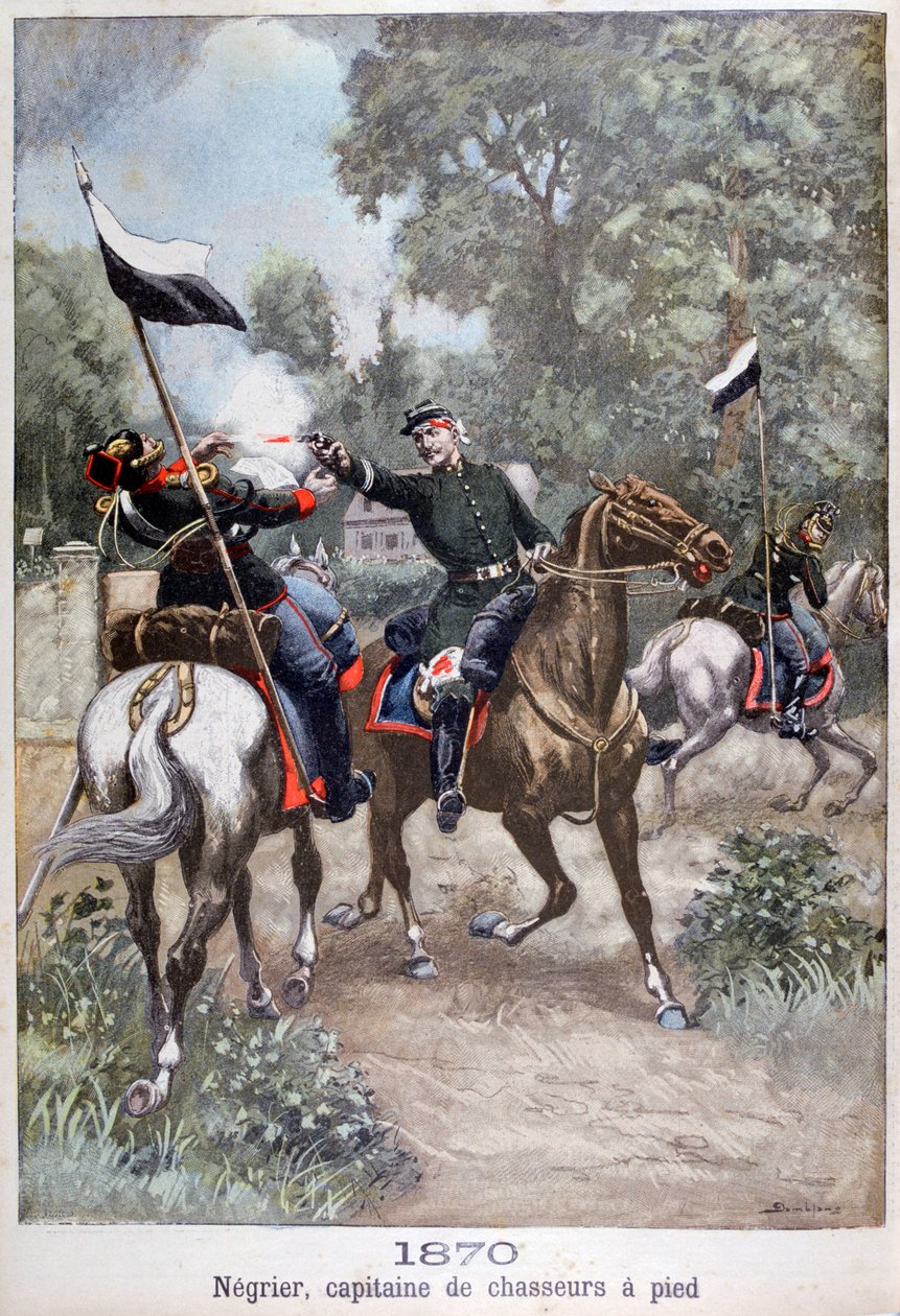 Kapten för chassörerna, Det fransk-tyska kriget, 1870, 1899 av Unbekannt