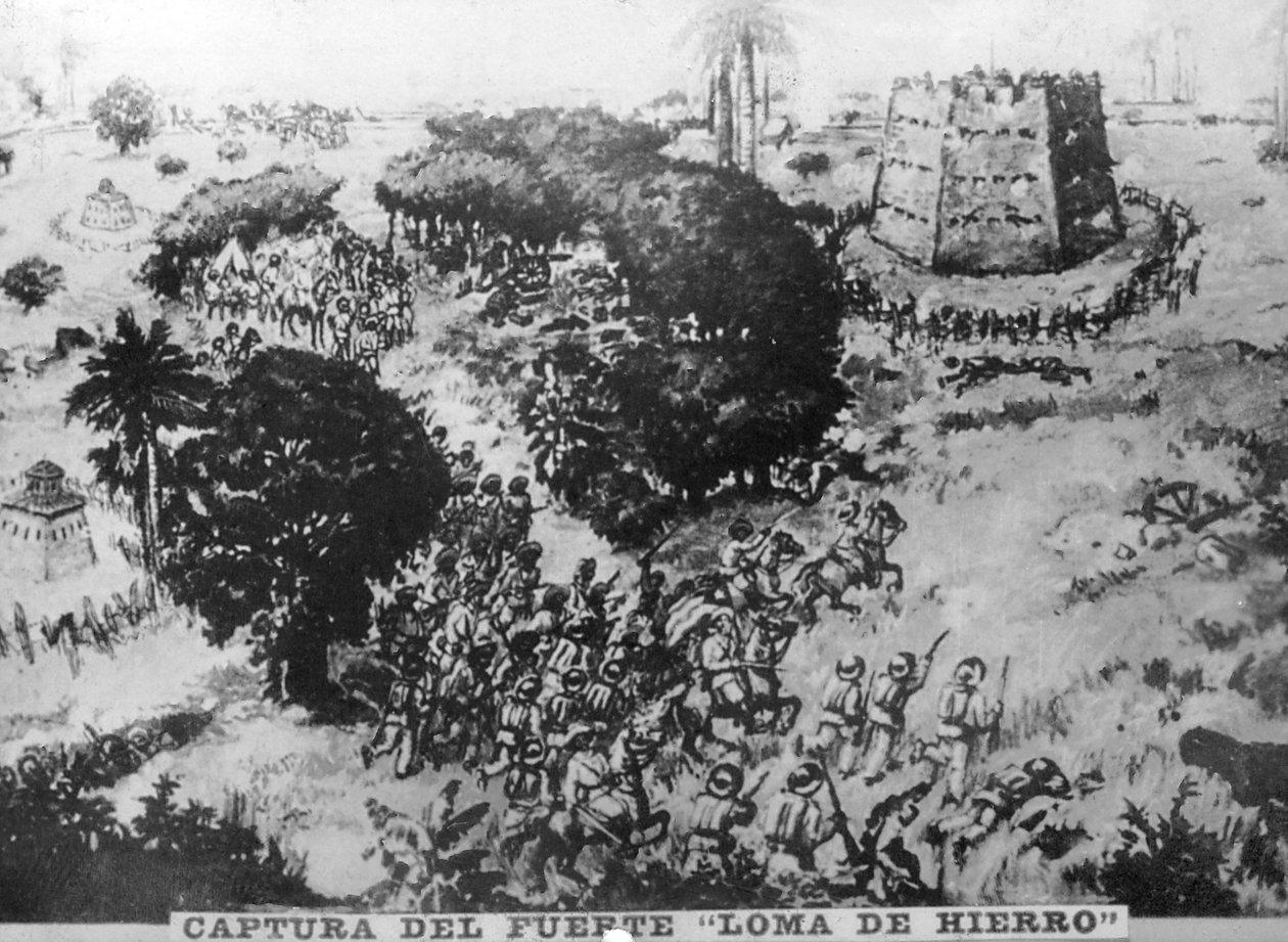 Infångande av Fort de la Loma 1896, 1910-talet av Unbekannt