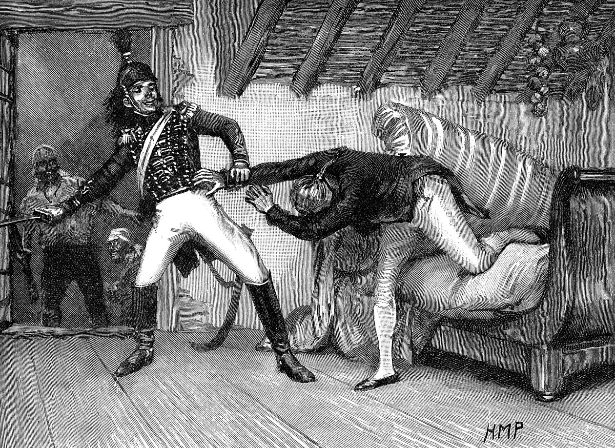 Tillfångatagandet av Manuel de Godoy, hertig av Alcudia, spansk statsman, 1808 av Unbekannt