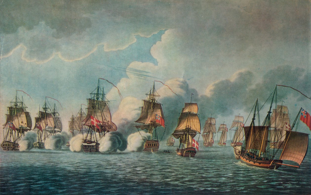 Fångst av Freja, c1805 av Unbekannt