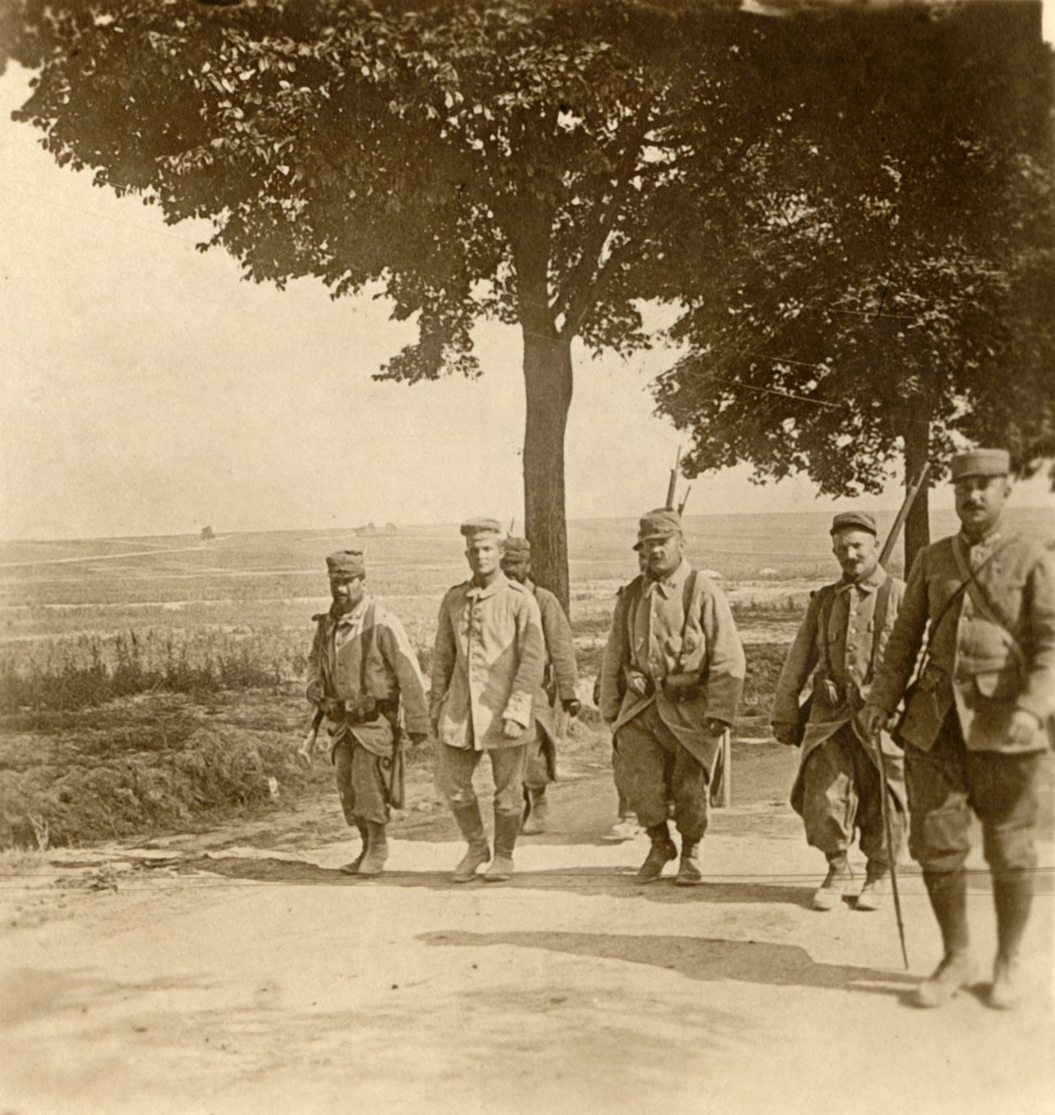 Fången tysk skarpskytt, Champagne, norra Frankrike, c1914-c1918 av Unbekannt