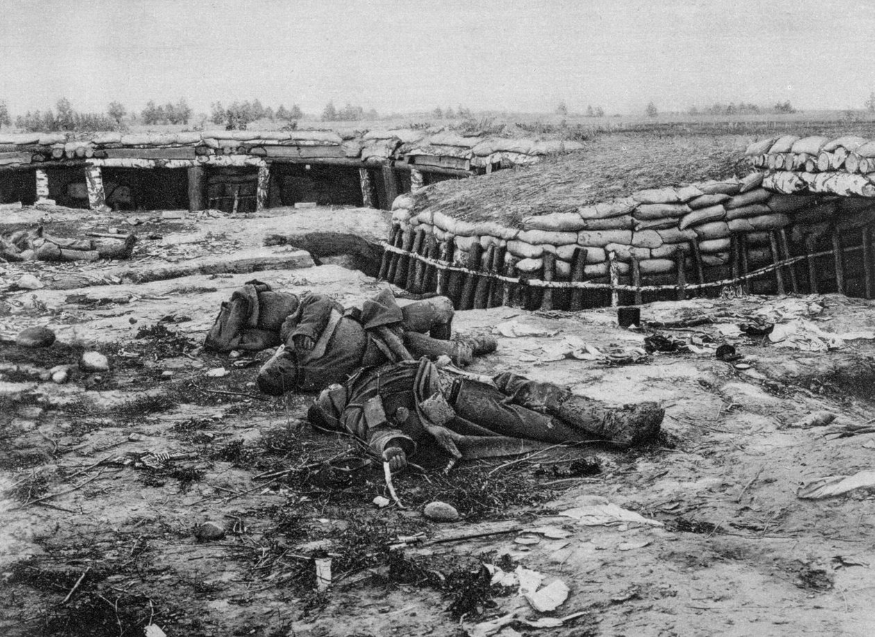 Intagen rysk position, Melkov, Polen, första världskriget, 20 juli 1915 av Unbekannt