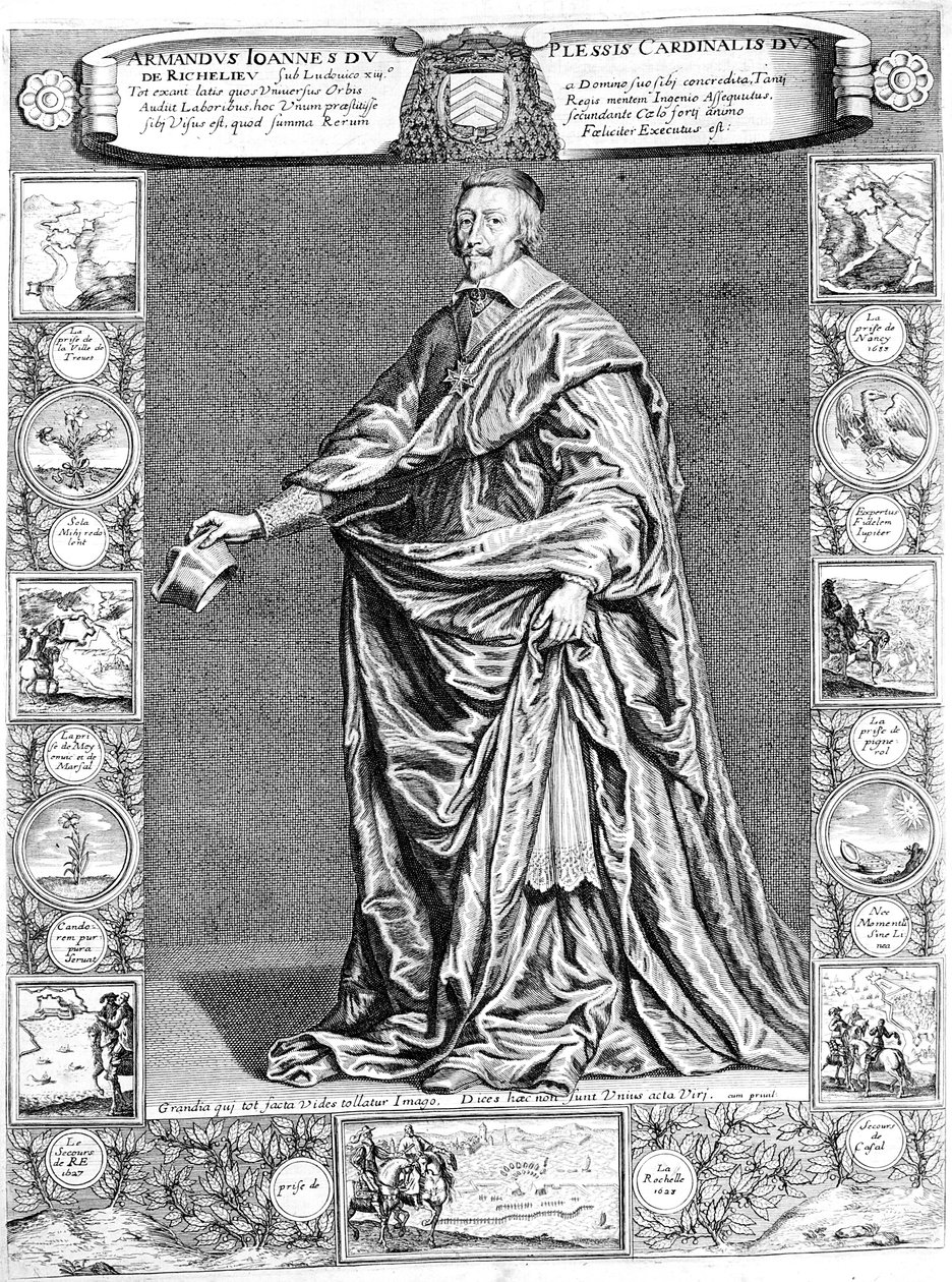 Kardinal Richelieu, c1637, 1700-talet av Unbekannt