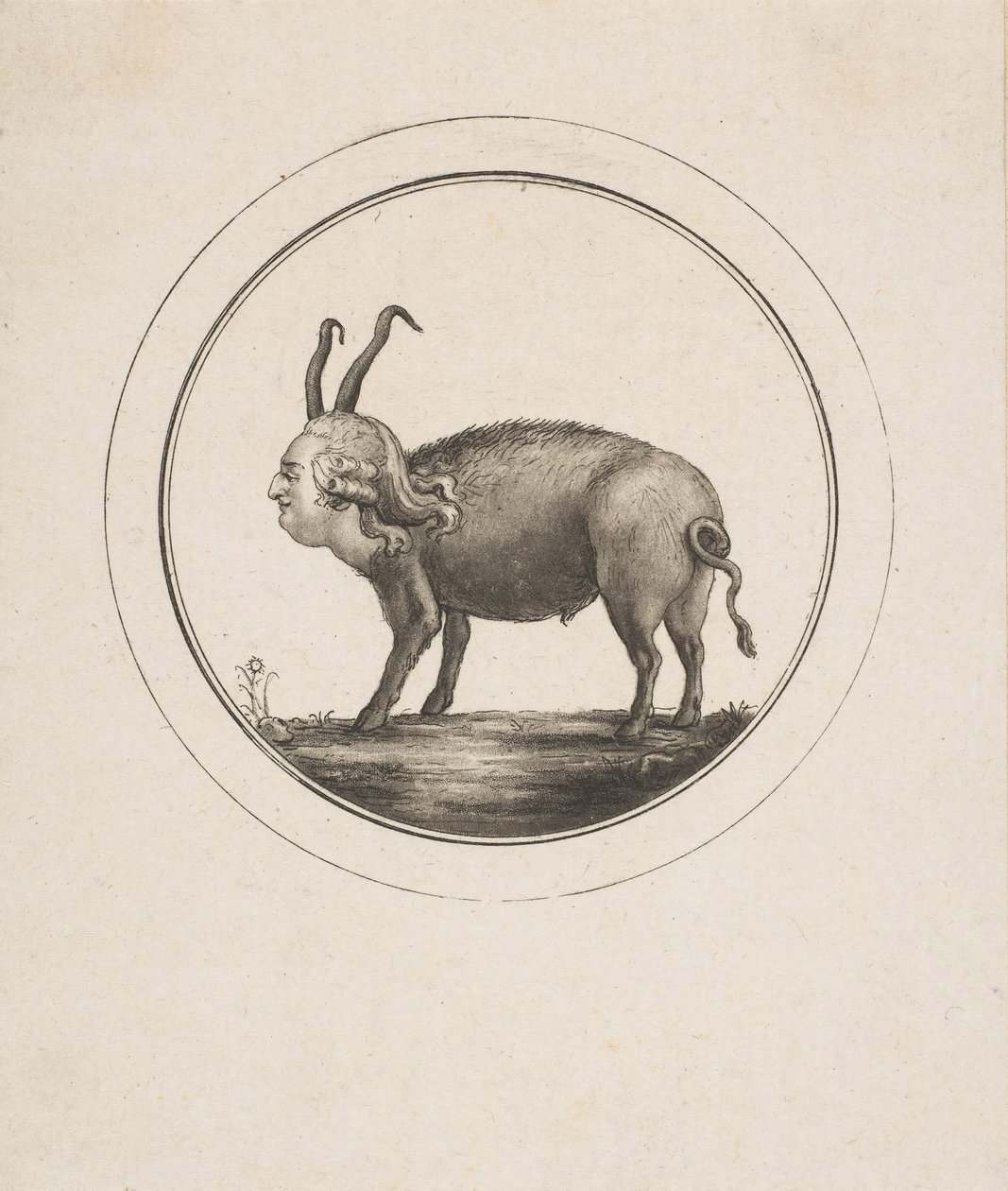 Karikatyr som visar Ludvig XVI som en bagge, 1700-talet. av Unbekannt