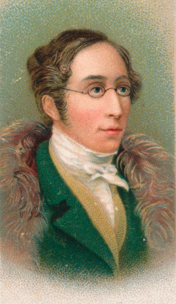 Carl Maria von Weber 1786-1826, tysk kompositör, 1911 av Unbekannt
