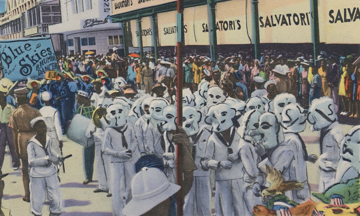 Carnival, Trinidad, B.W.I., c1940-talet. av Unbekannt