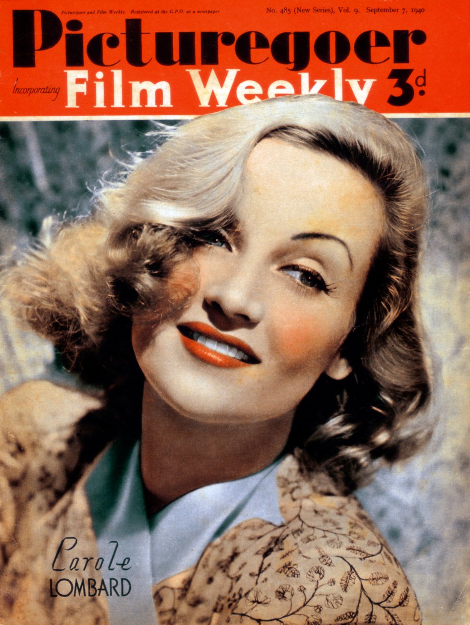 Carole Lombard 1908-1942, amerikansk skådespelerska, 1940 av Unbekannt
