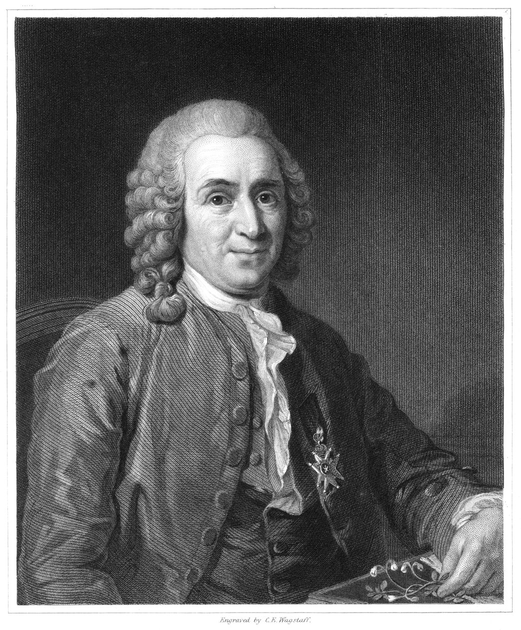 Carolus Linnaeus, svensk naturforskare från 1700-talet, 1835 av Unbekannt