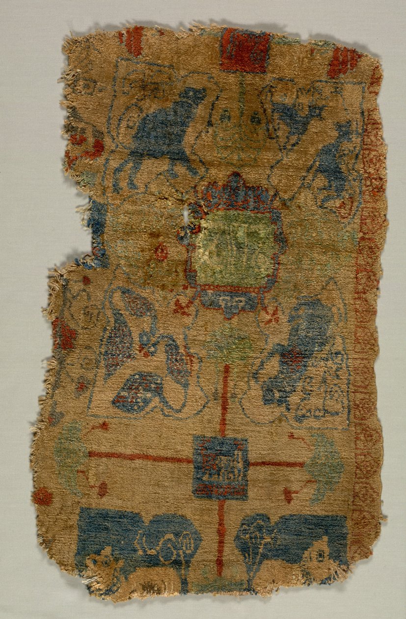 Mattfragment, ca. 1400-talet. av Unbekannt