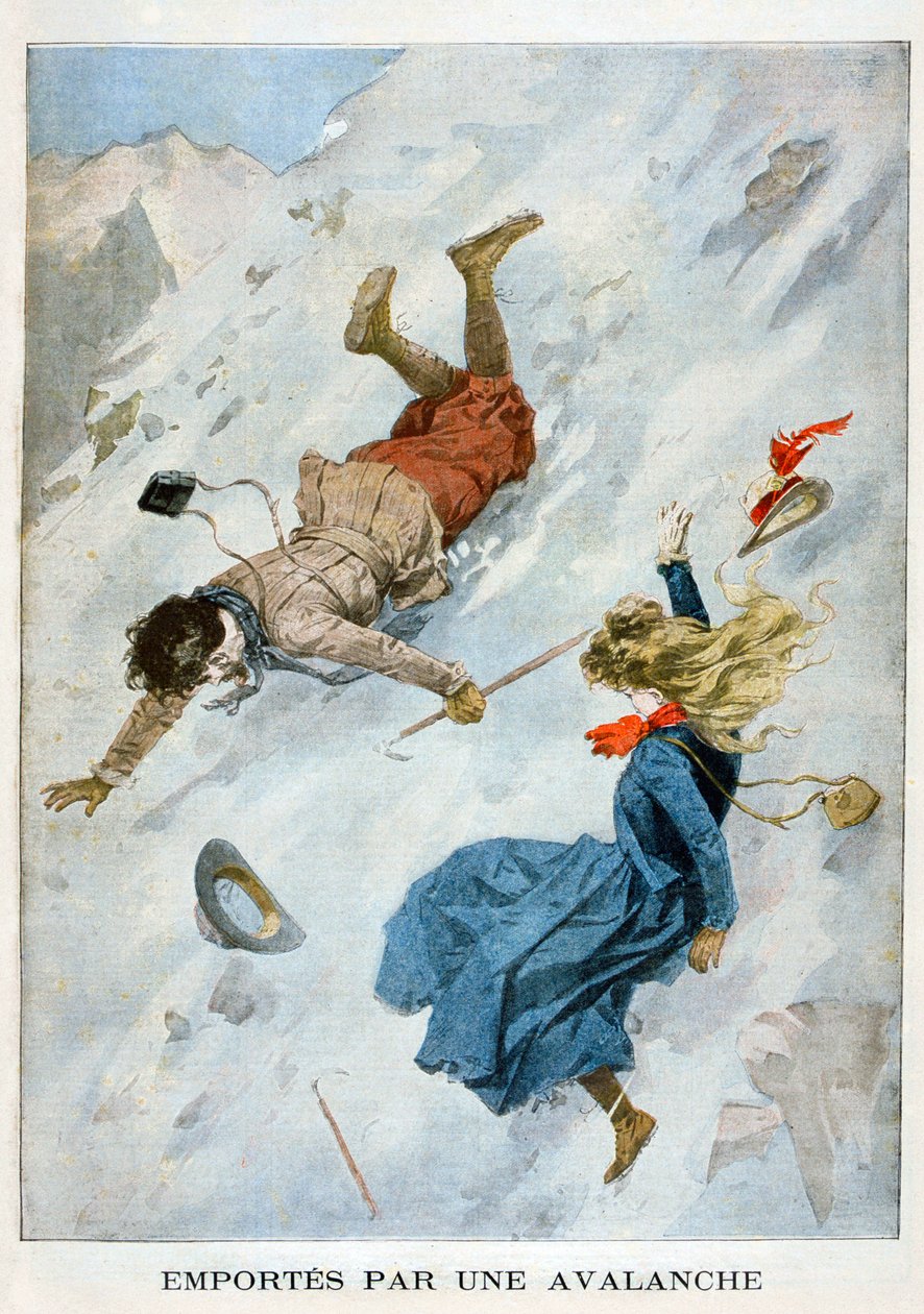 Bären av en lavin, 1901 av Unbekannt