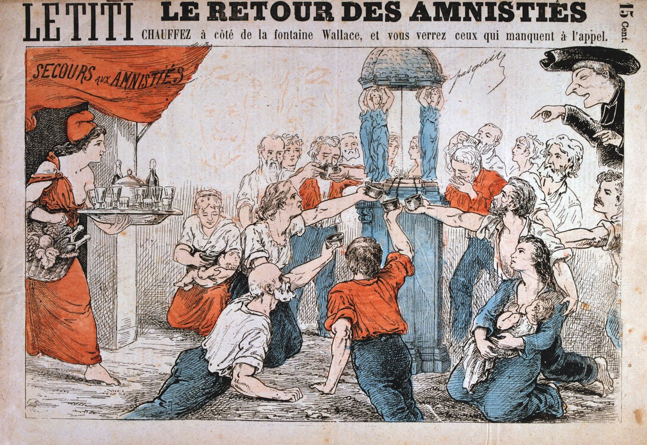 Tecknad film, Paris kommun, 1871 av Unbekannt