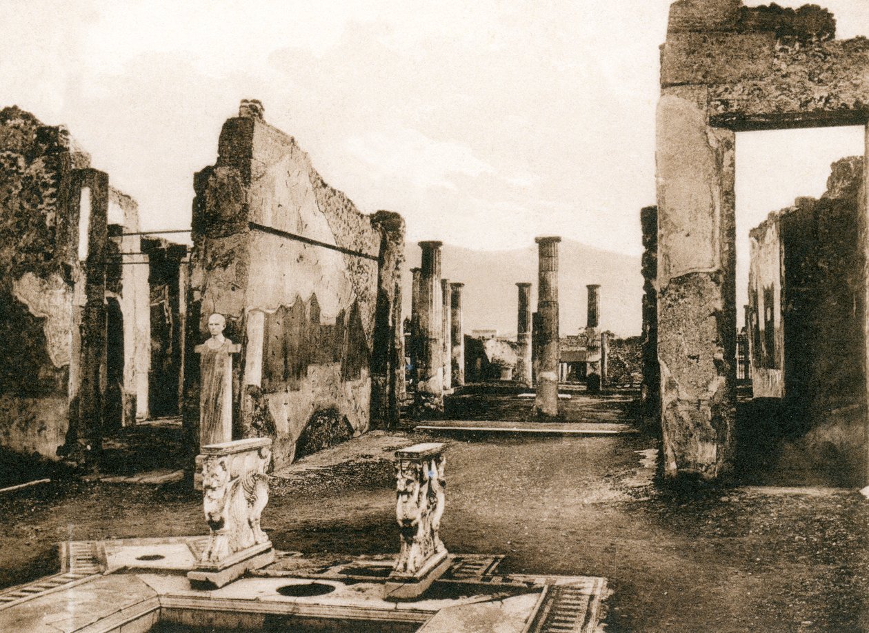 Cornelio Rufos hus, Pompeji, Italien, ca 1900-talet av Unbekannt