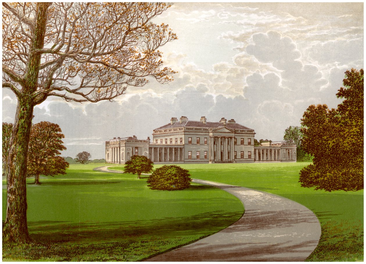 Castle Coole, Enniskillen, County Fermanagh, hem för Earl of Belmore, c1880 av Unbekannt