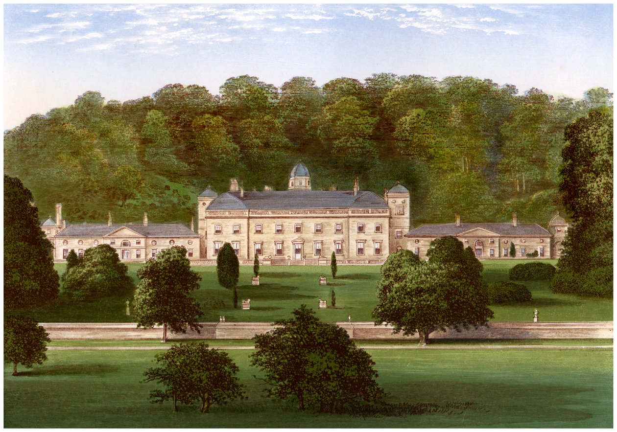 Castle Hill, Devon, hem för Earl Fortescue, c1880 av Unbekannt