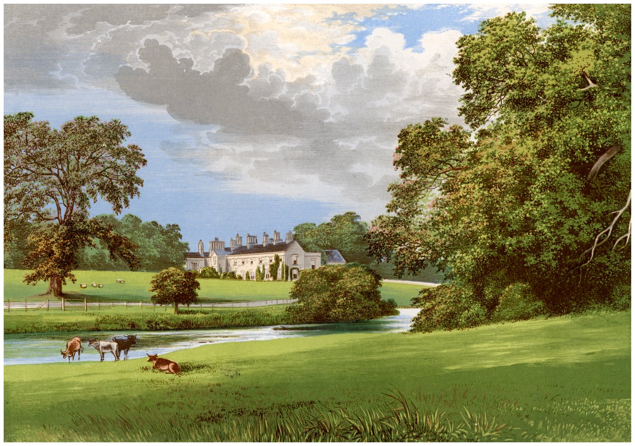Castle MacGarrett, County Mayo, Irland, hem för Lord Oranmore, c1880 av Unbekannt