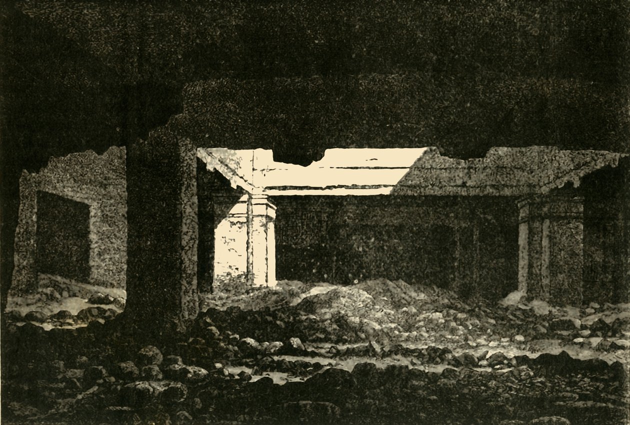 Katakomber i Alexandria, 1890. av Unbekannt