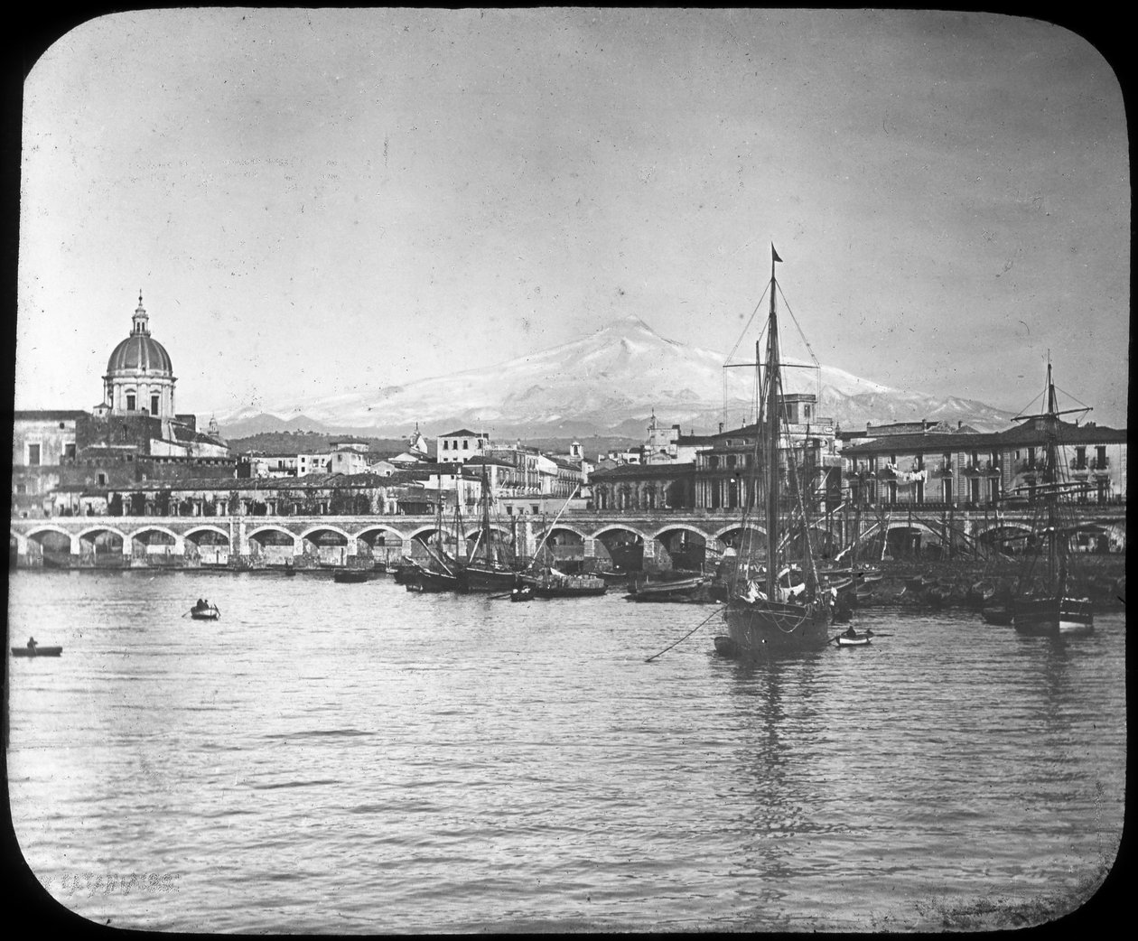 Catania och Etna, Sicilien, Italien, sent 1800- eller tidigt 1900-tal av Unbekannt