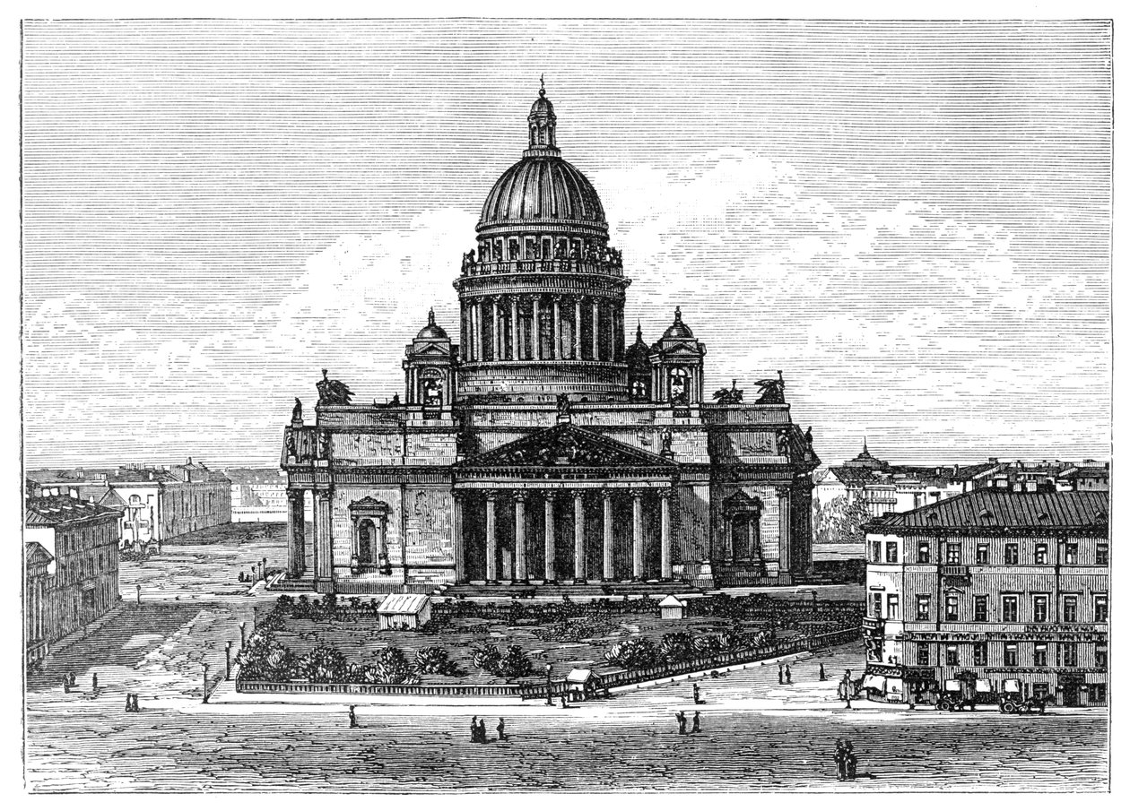 St Isaac-katedralen, St Petersburg, Ryssland, 1900 av Unbekannt