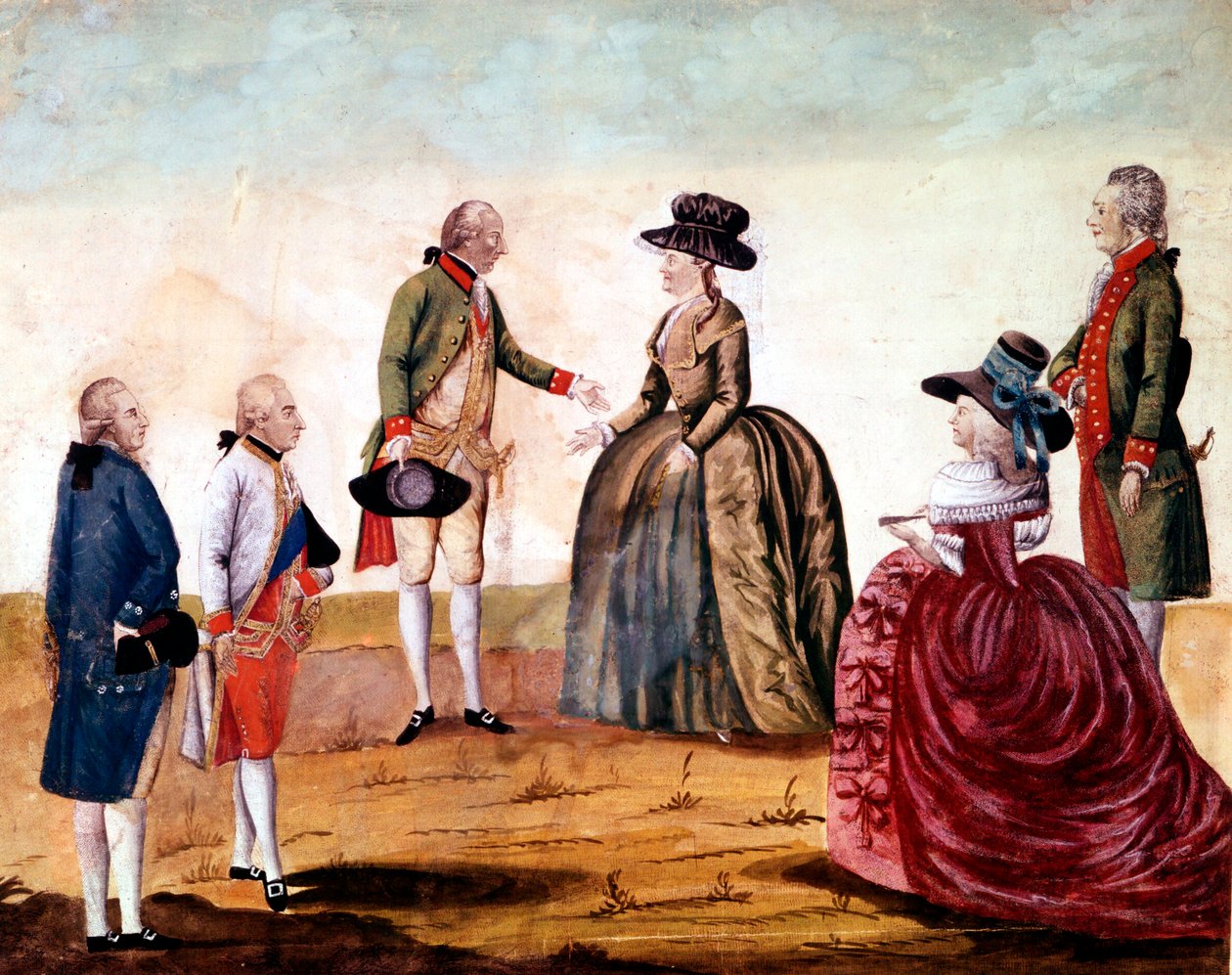 Katarina II, den stora kejsarinnan av Ryssland 1729-96, 1787 av Unbekannt