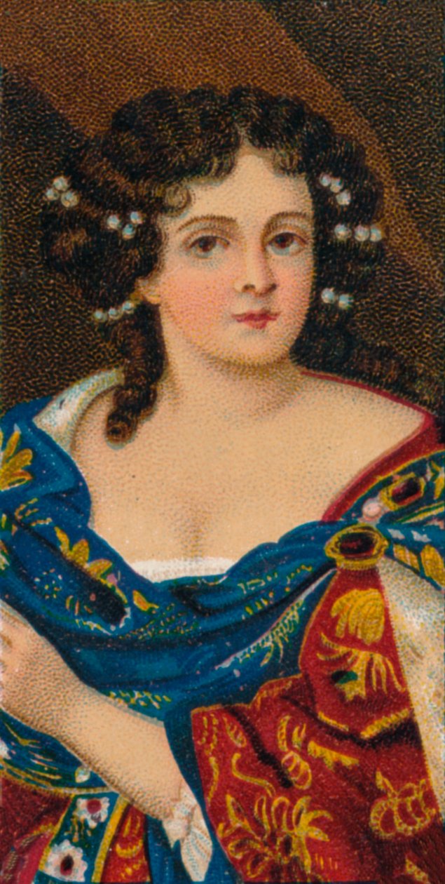 Katarina av Braganza 1638-1705, drottningkonsort till kung Karl II, 1912 av Unbekannt