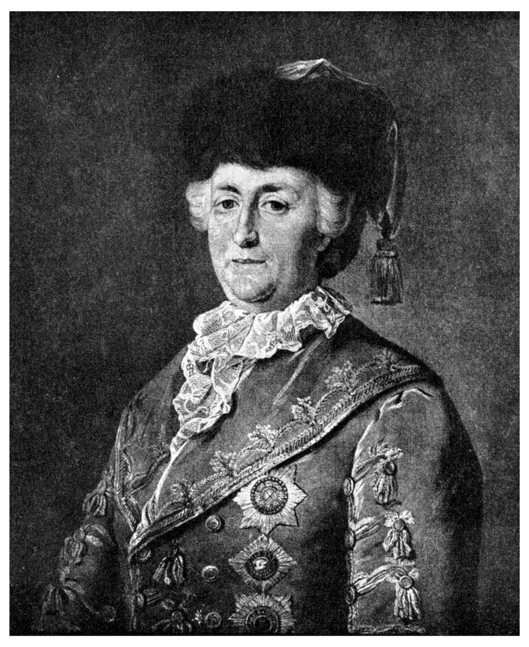 Katarina den stora, kejsarinna av Ryssland, 1787 1956 av Unbekannt