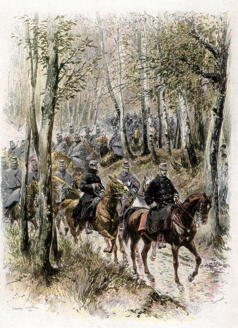 Kavalleri, 1889 av Unbekannt