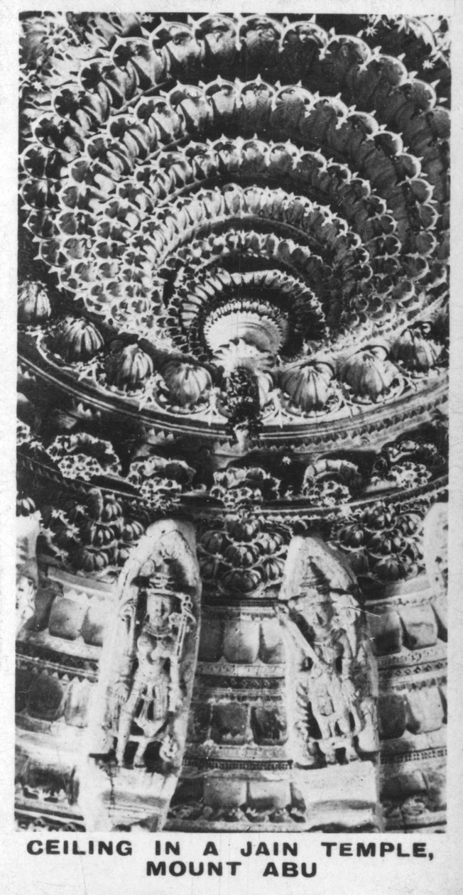 Tak i ett Jain-tempel, Mount Abu, Rajasthan, Indien, c1925 av Unbekannt