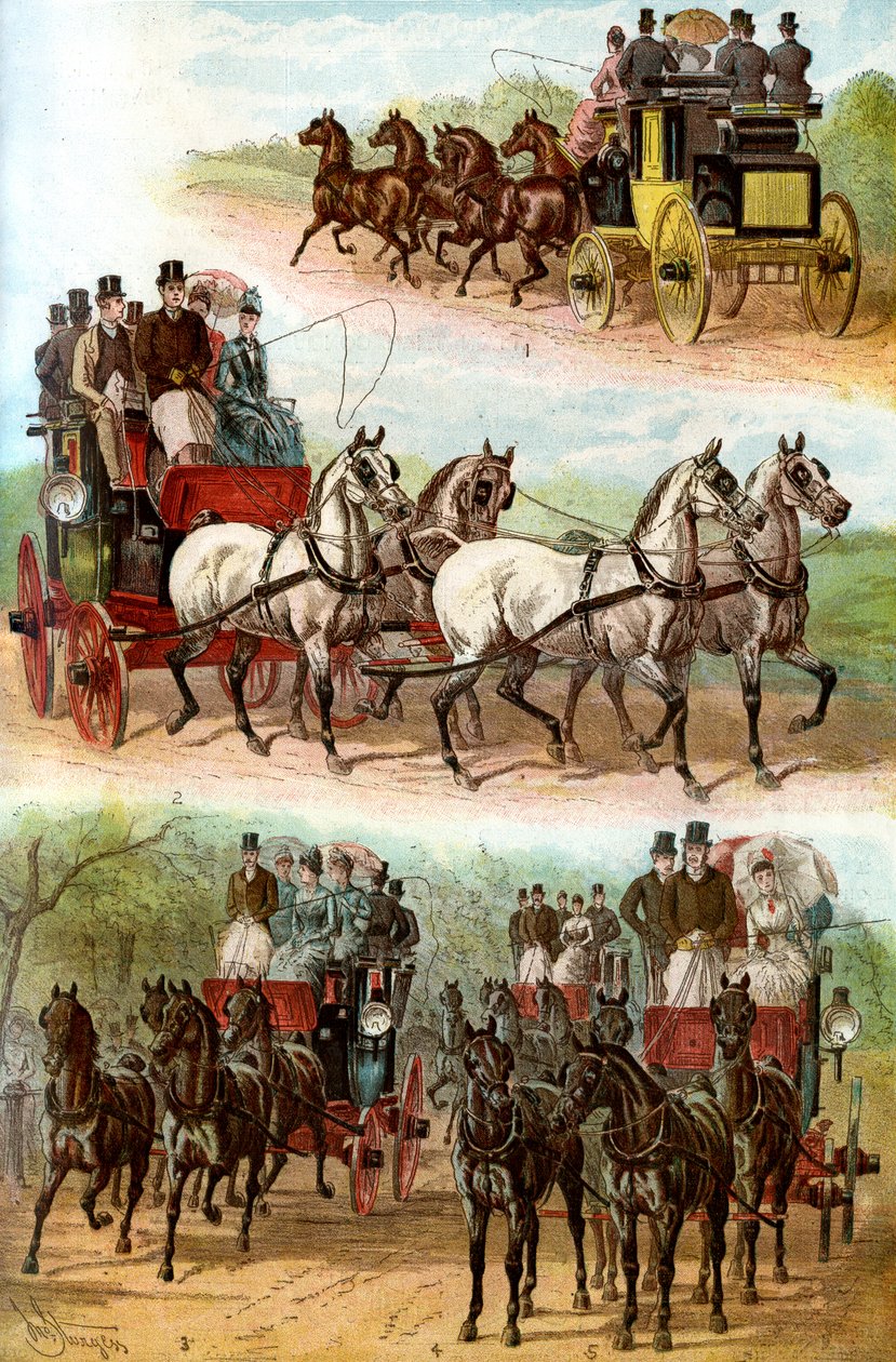 Firade lag i parken, 1887 av Unbekannt