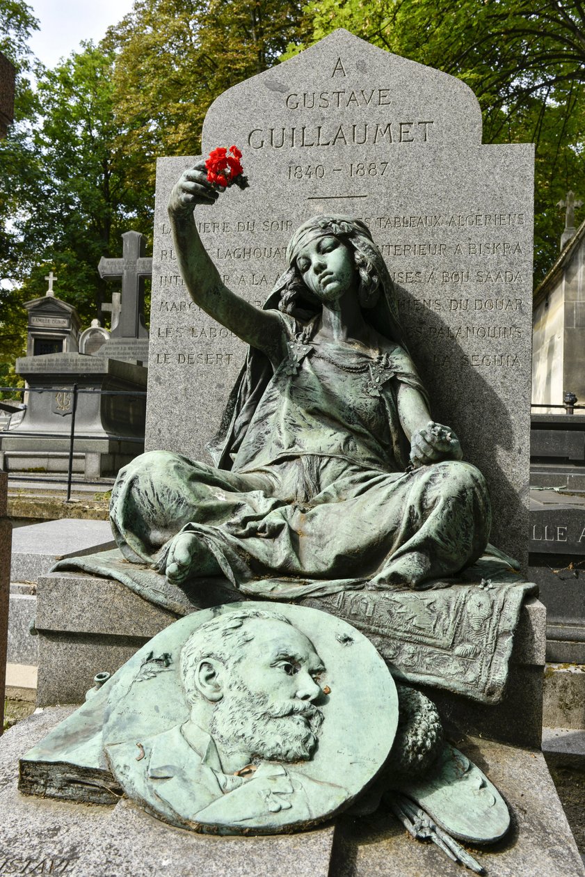 Kyrkogården i Montmartre/Guillaumets grav/Avenue Rachel/PARIS XVIII/Seine/Ile de France/Frankrike av Unbekannt