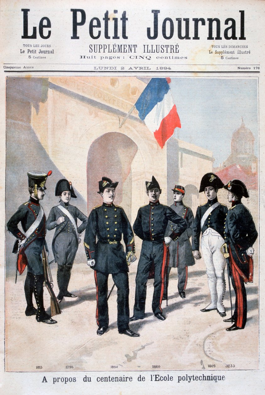 Hundraårsjubileet av Polytechnic School, Paris, 1894 av Unbekannt