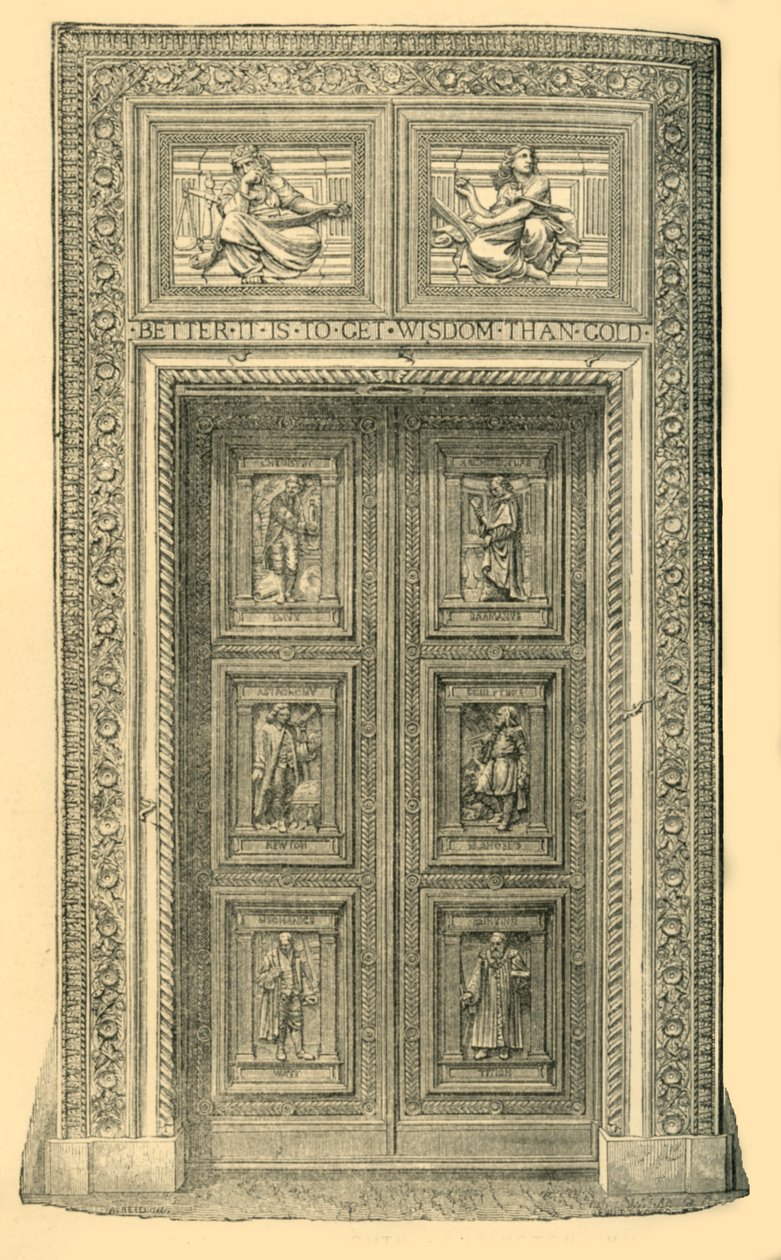 Central Door, South Kensington Museum, c1860-talet, 1881. av Unbekannt