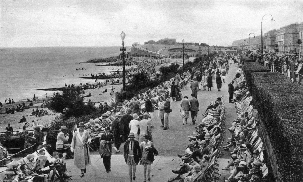 Central Parade and Wish Tower, Eastbourne, East Sussex, tidigt 1900-tal av Unbekannt