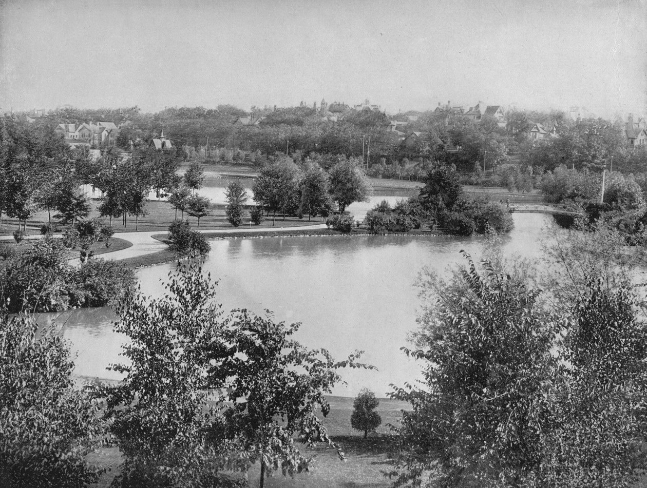 Central Park, Minneapolis, c1897. av Unbekannt