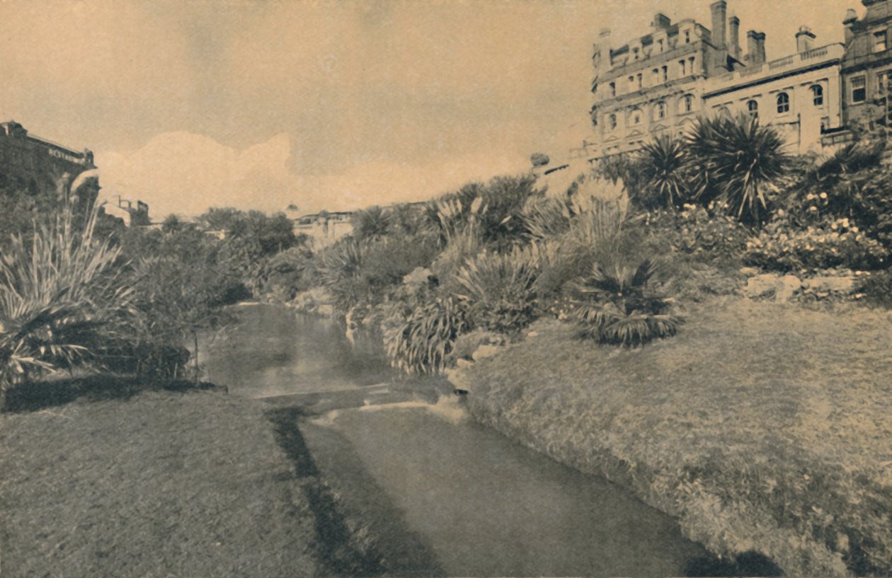 Central Pleasure Gardens, med utsikt mot torget, 1929 av Unbekannt