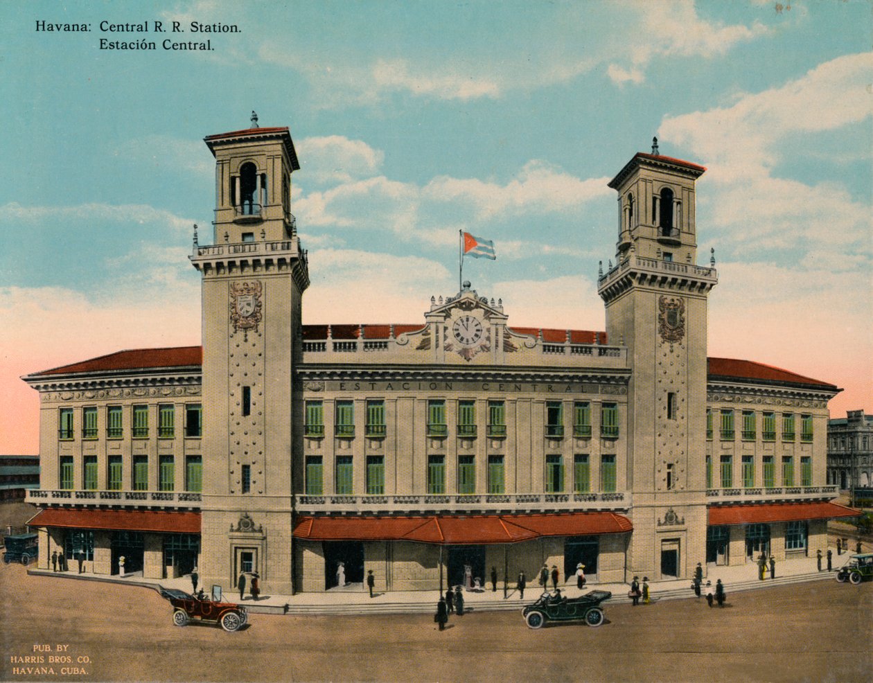 Centralstationen, Havanna, Kuba, c1920 av Unbekannt