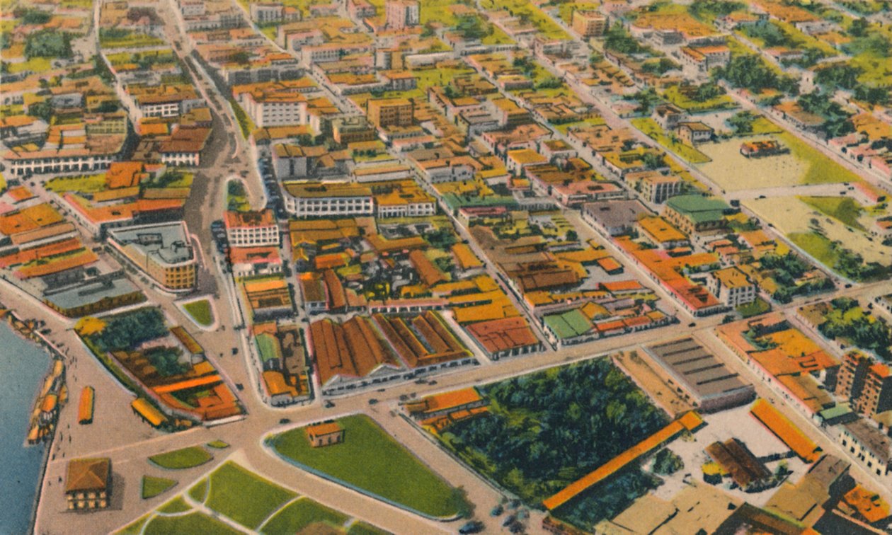 Centrala sektionen av Barranquilla, c1940-talet av Unbekannt