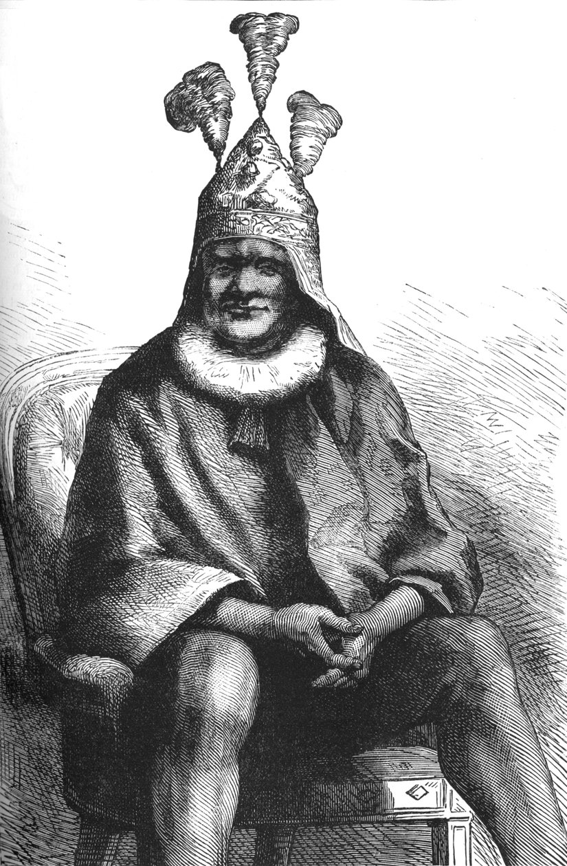 Cetewayo, Zuluernas kung, c1880 av Unbekannt