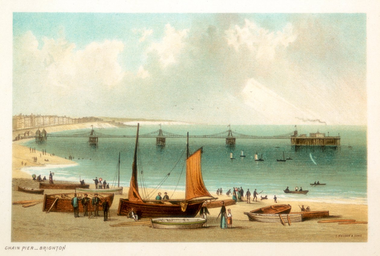 Kedjepir, Brighton, Sussex, c1889 av Unbekannt